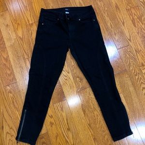 BDG black cropped jeans